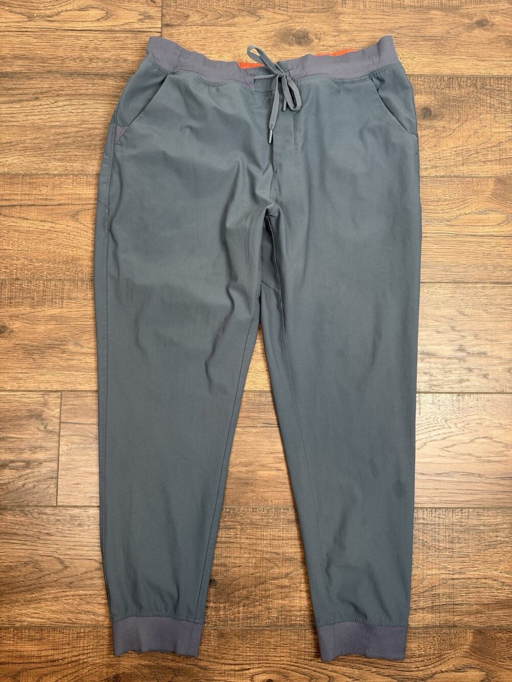 Birddogs Mens Blue Gray Unlined Jogger Pants Size 3XL Boom For Your Boomstick